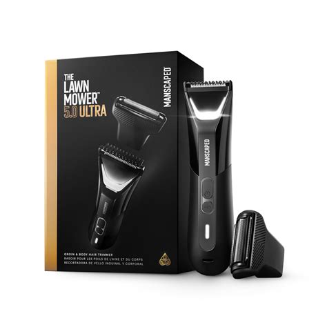 Lawn mower 5.0 ultra. The Lawn Mower 5.0 Ultra Essentials Kit features The Lawn Mower 5.0 Ultra electric trimmer and Crop Soother after-shave lotion for the best below-the-waist shave. … 