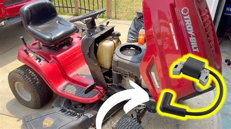 Lawn mower ignition coil replacement.  I show how to test the coil and replace wi...