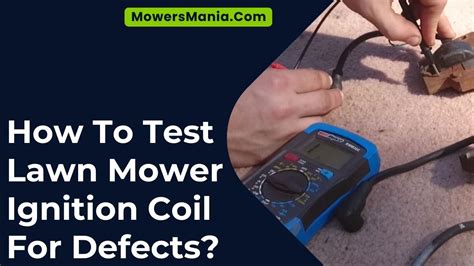 Lawn mower ignition coil tester.  We cover essential tools, step-by-step instruction...