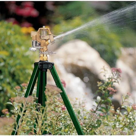 This sprinkler features a gentle shower pattern that will cover up to 689 sq ft. The 7.5 in. long metal spikes easily puncture the ground and secure the sprinkler in its place. Connect multiple sprinklers in a series with the pass through connection. Available in 4 different designs from Lowe's (ladybug, frog and butterfly).