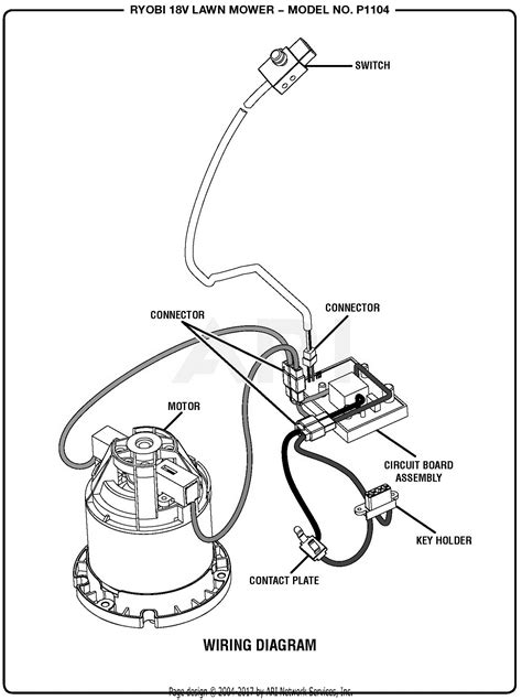 The wiring diagram for a Poulan riding mower may