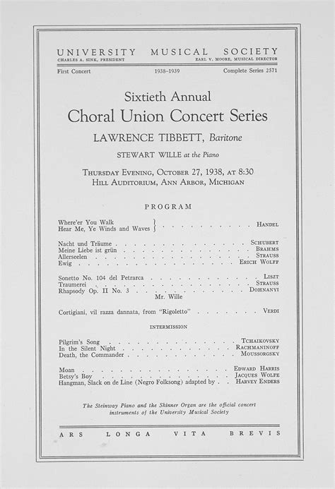 Lawrence concert programs. Things To Know About Lawrence concert programs. 