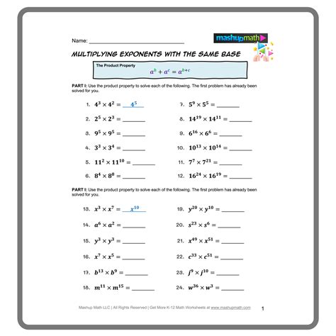 Laws of exponents practice problems pdf. .  ...