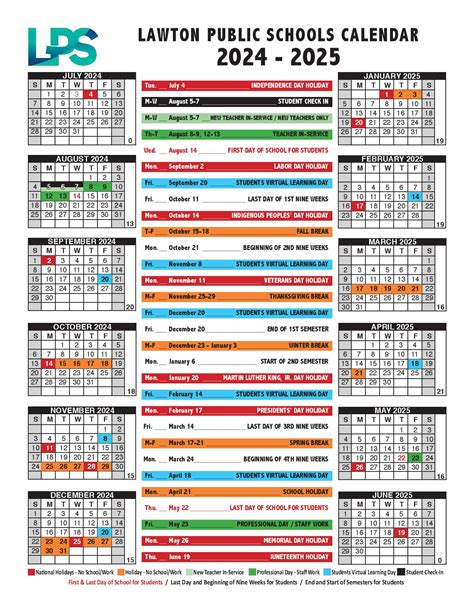 Lawton Public Schools Calendar 2324