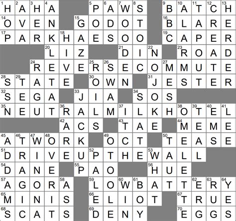 The Crossword Solver found 30 answers to "Lax LAX option?", 6 letters crossword clue. The Crossword Solver finds answers to classic crosswords and cryptic crossword puzzles. Enter the length or pattern for better results. Click the answer to find similar crossword clues . Enter a Crossword Clue.