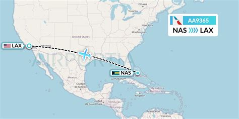 Lax to nassau. Flying time from Los Angeles, CA to Nassau, Bahamas. The total flight duration from Los Angeles, CA to Nassau, Bahamas is 5 hours, 33 minutes. This assumes an average flight speed for a commercial airliner of 500 mph, which is equivalent to 805 km/h or 434 knots. It also adds an extra 30 minutes for take-off and landing. 
