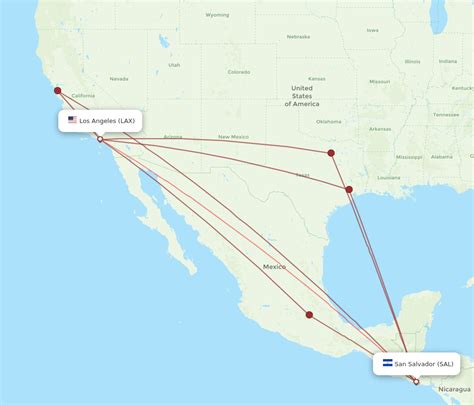 Lax to sal. How long does it take to fly from Los Angeles - Ontario Intl. Airport (ONT) to SAL? AVIANCA operates a direct flight departing from Ontario Airport at 1:00AM and landing at El Salvador Intl. Airport (SAL) at 6:50AM — a … 