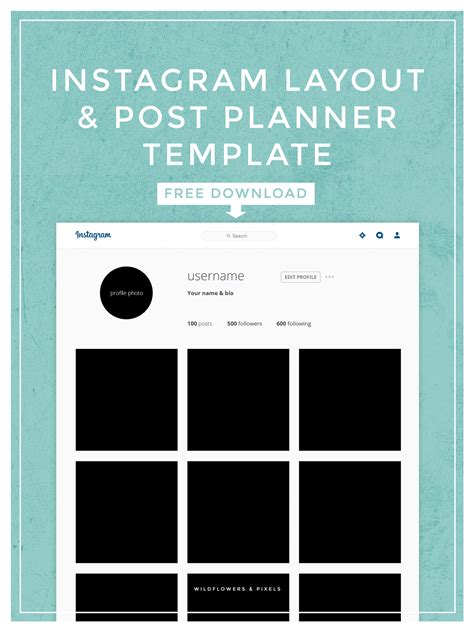 Layout Instagram Post Template