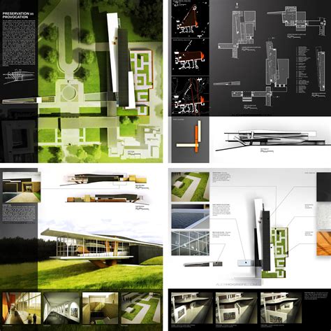Layout architecture, Architecture presentation board, Architecture