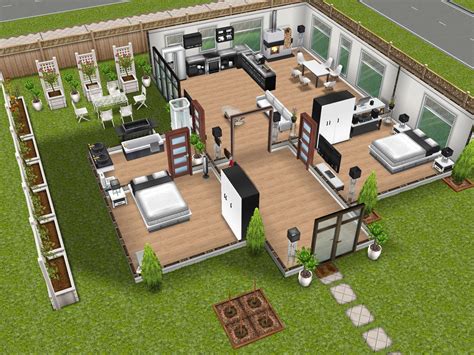Layout sims freeplay house design. Sims House Plans Sims FreePlay Architect Home Remodel Late June 2023 🏠 I got rid of the garage, added bay windows, fenced off the plot and added a little bit of landscaping. 