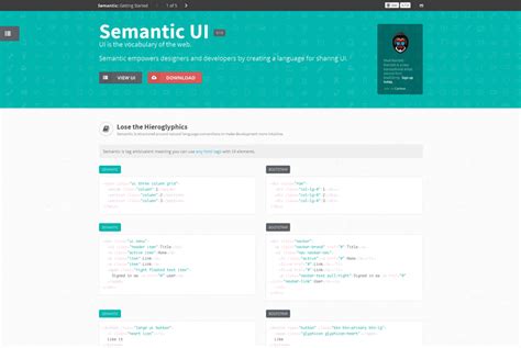 Layouts Semantic Ui
