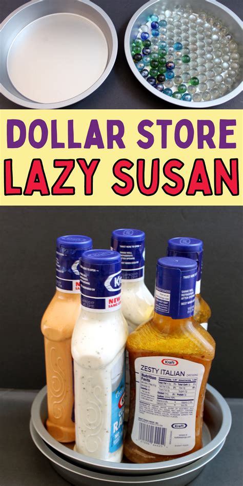I made a lazy susan for some hygiene products. To do this, just take