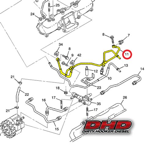 Lb7 fuel line diagram. Today I demonstrate a couple of ways to fix a fuel line leak on my silverado 2500hd . The best was was the last and its a permanent fix and long lasting. F... 