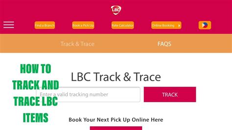 Track a LBC package by its number on the Postal Ninja tracking website. Find out where your LBC Express parcel is right now and get updated information on the status of your …