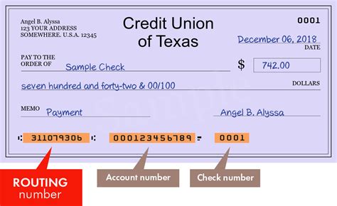 SECU’s Routing Number. 253177049. Sample Checkin
