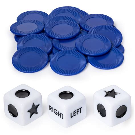 Lcr dice. LCR Family Game. LCR Left Center Right is a fun, fast-paced dice game that you won't be able to put down! Each game includes 3 specialty marked LCR dice, 24 playing chips and instructions. Players roll the dice to determine where they pass their chips. The last player with chips is the winner and wins the center pot. 