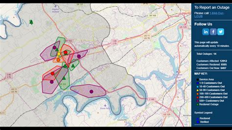 Lcub outage map knoxville tn. Serving Over 90,000 People. Our general service area boundaries are as follows: from the Knox/Loudon County line in the west, north past I-40/75, east to Gallaher View Road, and south to the Tennessee River. If you have questions about whether or not your property falls into our district, please call our customer service office at (865) 966-9741. 