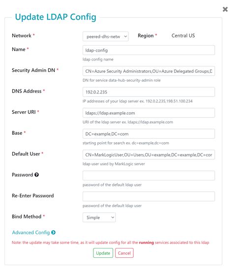 Ldap admin group.  The Edit Mode configuration on the LDAP configuration pag...