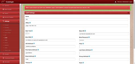 Ldap error code 52e.  The problem is that a 52e ( Feb 6, 2025 · Overview: This article help...