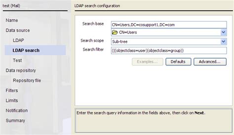 Ldap search base group.  Both methods require environment variables setup, TLS/SSL...