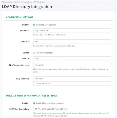 Ldap self service portal.  I have also configured LDAP authentication with th...