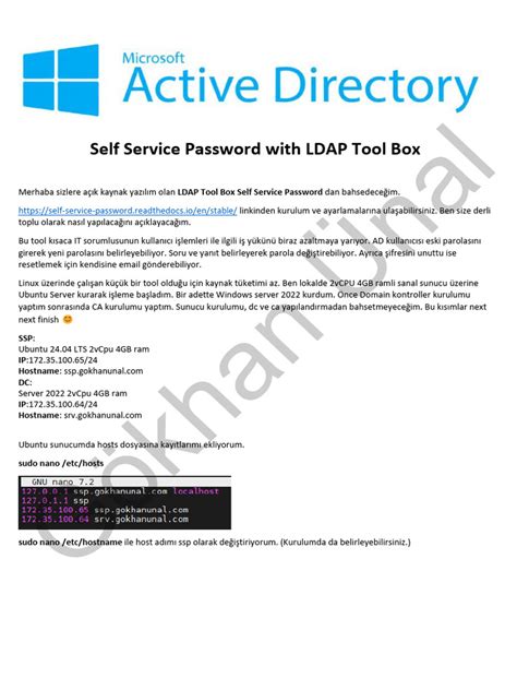 Ldap tool box self service password docker compose. inc.  It has the follo...