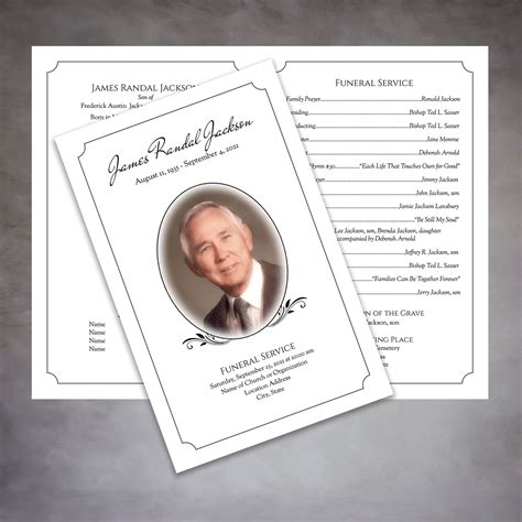 Lds Funeral Program Template Free PRINTABLE TEMPLATES