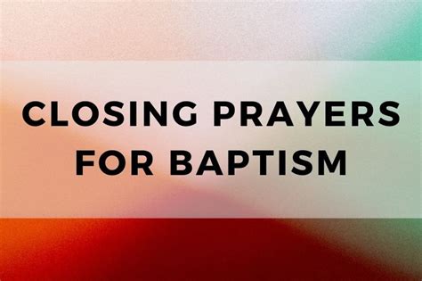 Lds closing prayer for baptism.  Praying Sincere personal prayer is imp...