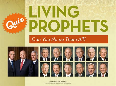 Lds prophets listed in order