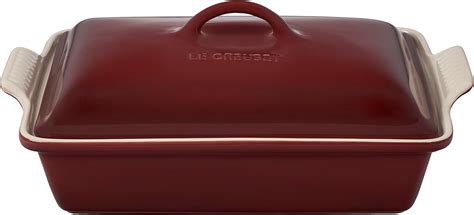 Le Creuset Stoneware Heritage Covered Rectangular Casserole, 4 qt. (12