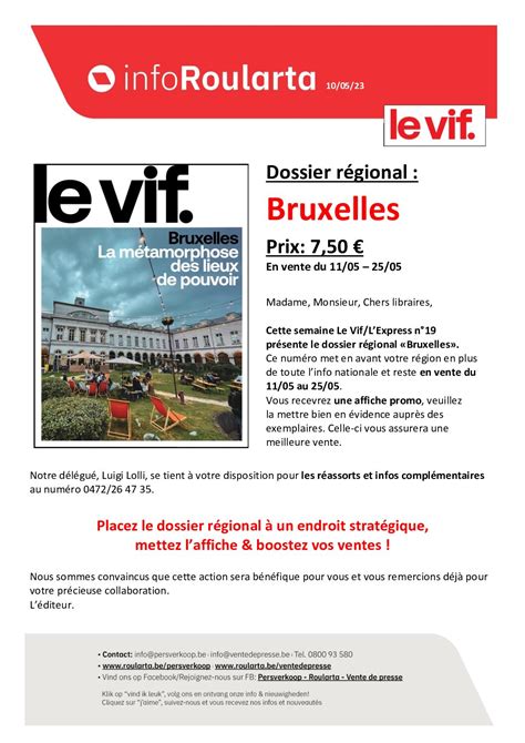 Le Méridien ASBL - 0460.879.068 - Bruxelles (1210) - Le Vif