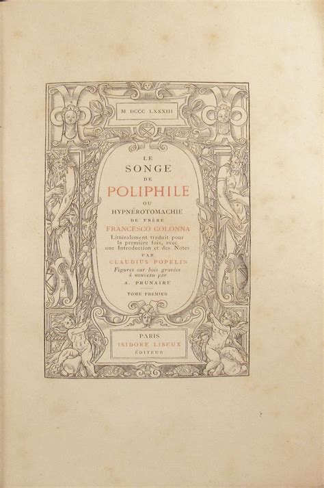 Le Songe de Poliphile