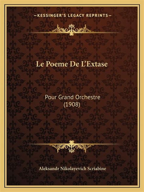 Le poème de l'extase pour grand orchestre [par] a. - Service manual for yamaha wolverine 450.
