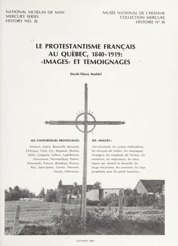 Le protestantisme français au québec, 1840 1919. - Database management systems solutions manual third edition 3.