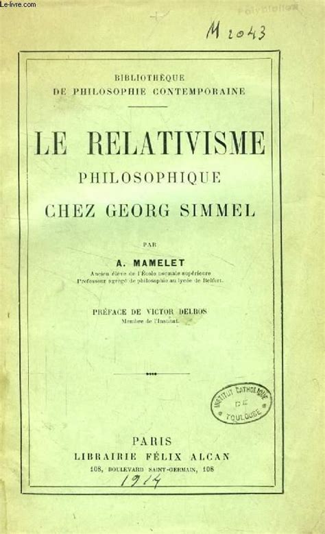 Le relativisme philosophique chez georg simmel. - Haynes repair manual vw polo 96.