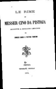Le rime di messer cino da pistoja. - Delphi collected works of canaletto illustrated delphi masters of art book 31.