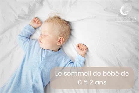 Le sommeil de bébé de 0 à 2 ans - Fée Dodo