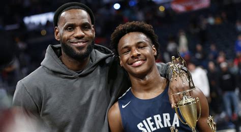 LeBron James’ son, Bronny, says he is going to play college basketball at University of Southern California