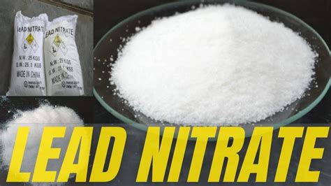 Lead(II) nitrate - Lead nitrate (2024)