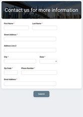 Lead Capture Form Template Formsite