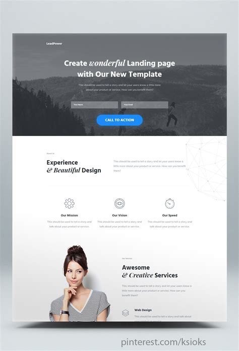 Lead Generation HTML5 Landing Page Website Template Landing page