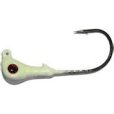 Lead Masters Banana Glow Jig Heads w/Eyes 1oz 6/0 Hook