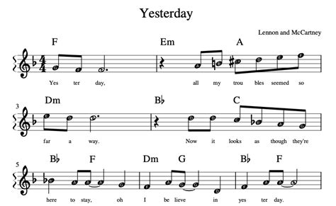 Lead Sheet Examples