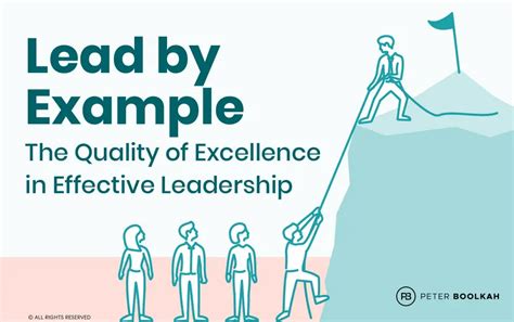 Lead by example 