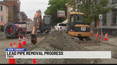 Lead pipe removal begins in Troy
