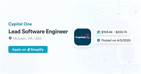 Lead software engineer at capital one  The first compliance milestone with the...