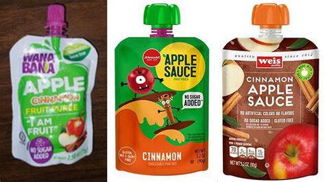 Lead-tainted applesauce pouches also contained another possible toxic substance, FDA says
