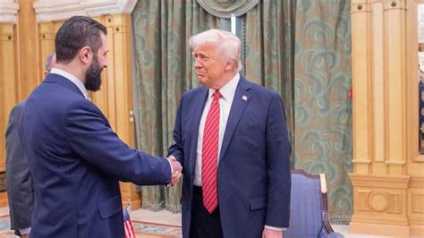 Leader of Syria the Syrian leader planning discussions with Trump in Washington
