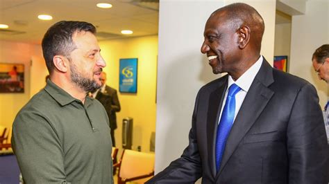 Leader of Ukraine Held an Conversation with the President of Kenyan