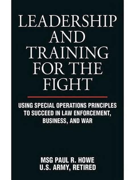 Leadership And Training For The Fight Using Speci